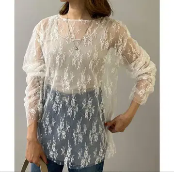 SHENERY 시너리 백산 레이스 풀오버