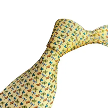 [새상품급] 페라가모 최고급 실크 넥타이 올 패턴 잠자리