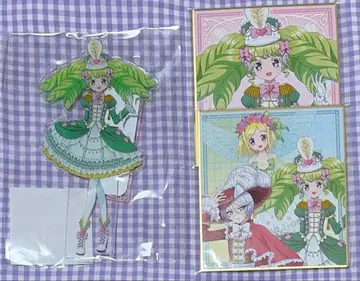 파르르 BIG 아크릴 스탠드 복권 색지 히비키 후와리 후쿠야