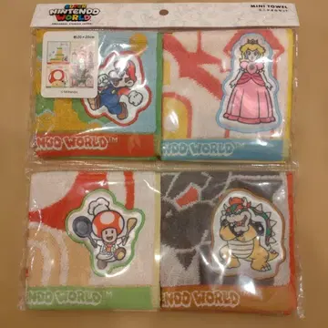 슈퍼 닌텐도 월드 마리오 미니 타월 세트