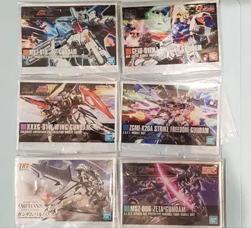 건담 프라모델 제일복권 2024 아크릴 스탠드 6종 세트 기동전사 건담
