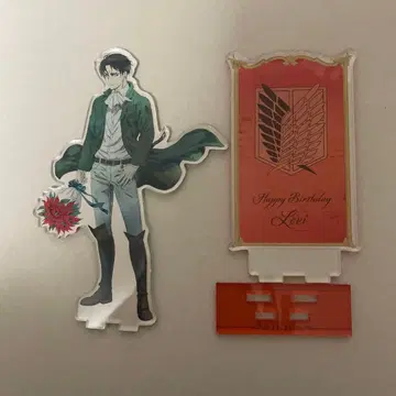 진격의 거인 MAPPA전 리바이 아크릴 스탠드 벌스데이