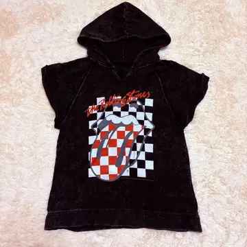 지나시스 롤링 스톤스 후드티 블랙 JEANASIS 후디 F
