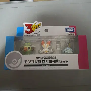 포켓몬 30주년 기념 몬코레 출발의 3마리 포켓몬스터 가라르 지방