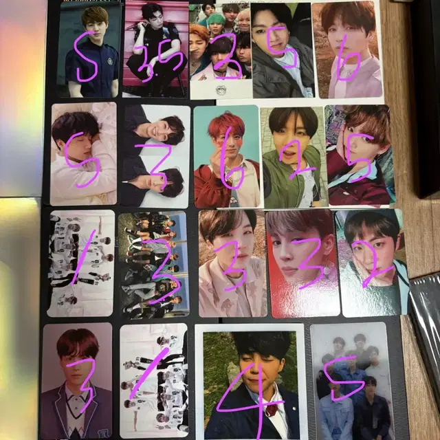 BTS 방탄소년단 포토카드 18장