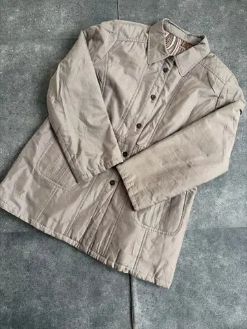 여성용 패딩 자켓 베이지 코트 아우터