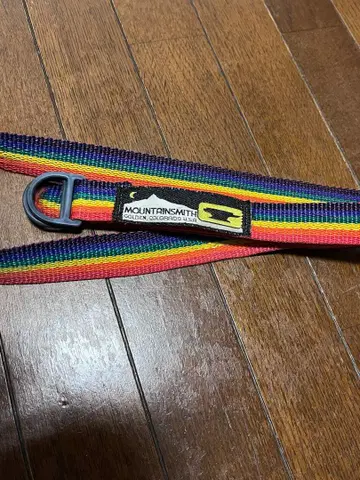 90s 구형 택 MOUNTAINSMITH 마운틴스미스 레인보우 링 벨트
