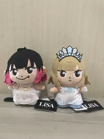 LiSA 세가 봉제 인형 2종 세트 택 포함