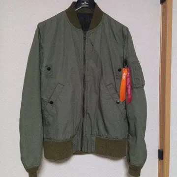 알파 x 빔즈 40th 별주 리버서블 패커블 MA-1 중고 M 사이즈