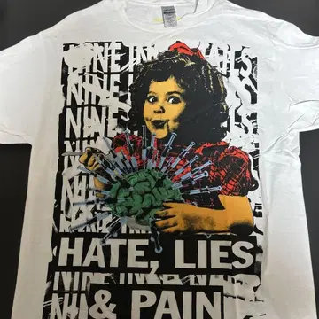 POP ROCKER 실크스크린 티셔츠