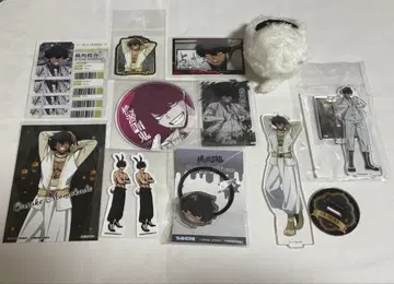 도원암귀 모모츠노 사쿠스케 굿즈 묶음 판매 아크릴 스탠드 카드 봉제 인형