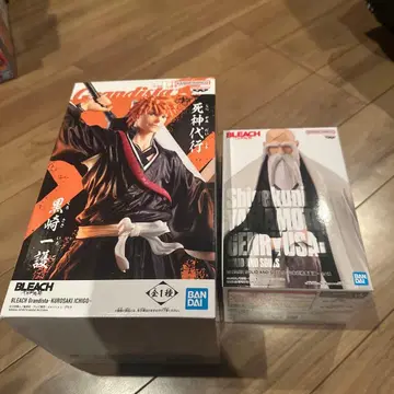 BLEACH 피규어 쿠로사키 이치고 & 야마모토 겐류사이 시게쿠니 세트
