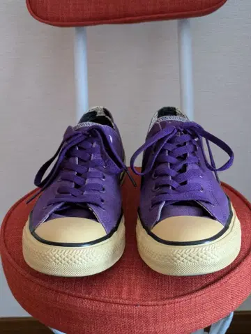 [ CONVERSE ALL STAR OX 보라색 28cm ] 중고