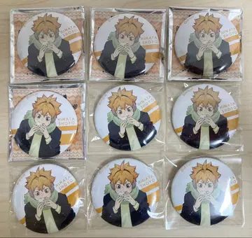 하이큐 하후하후 POPUP 캔뱃지 히나타 쇼요 9점