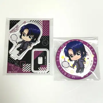 건담 SEED 라운드 원 아크릴 스탠드&캔뱃지 아스란