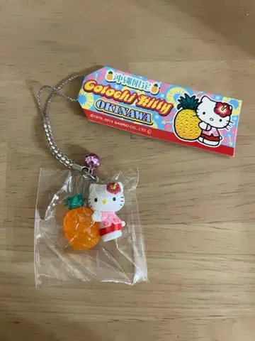 [ 초레어 ] 헬로키티 끈 스트랩 오키나와 알로하 파인애플