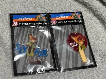 주토피아 닉 와일드 아크릴 키링 세트