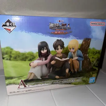 당일 발송 가능 제일복권 진격의 거인 A상 엘렌&미카사&아르민 피규어