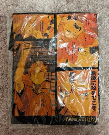 하이큐 스가와라 코시 생일 빅 실루엣 t셔츠