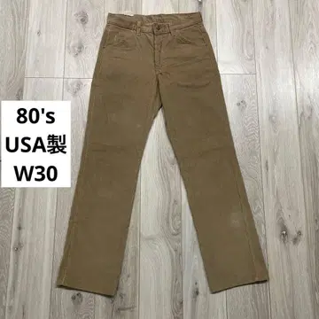 80s USA제 Lee 코듀로이 팬츠 W30 유니온 티켓 코즈