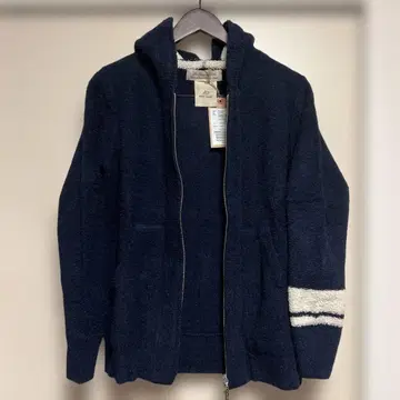 REMI RELIEF 레미 리프 보아 후드티 네이비 M