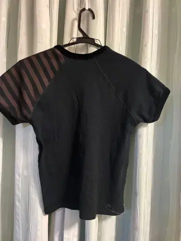 소니아 리키엘 SONIA RYKIEL XL 티셔츠 블랙 스트라이프