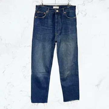 13478 자라 컷오프 데님 팬츠 청바지 S 36 하이웨스트