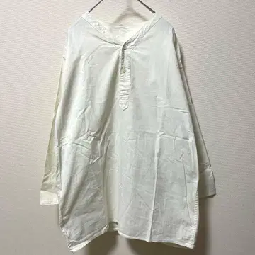 러시아군 슬리핑 셔츠 [ 2 ] 헨리넥 밴드 카라 밀리터리 코튼