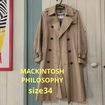 매킨토시 철학 트렌치코트 34 SS