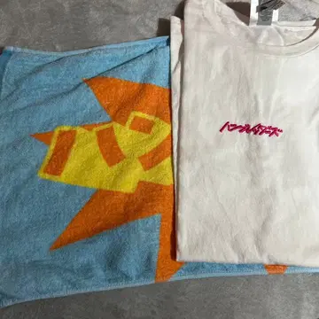 햄브레더즈 굿즈 타월 t셔츠 핑크 세트