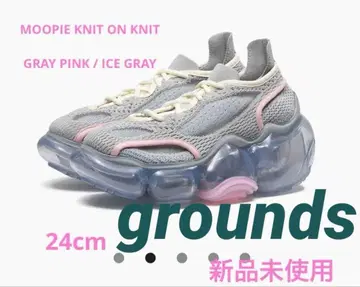 미착용 새상품 grounds MOOPIE KNIT ON KNIT 24cm
