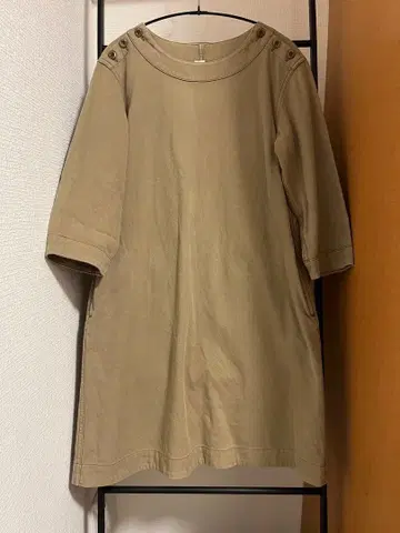 MHL. 베이지 원피스 7부 소매