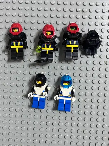 레고 아쿠아존 아쿠아 샤크 피규어 묶음 판매 올드 레고