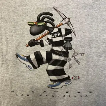 00s The Duck Company 알카트라즈 교도소 T셔츠 기업계
