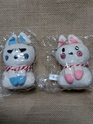 오자루마루 봉제 인형 폴 체인 2개 2점 묶음 판매 가챠