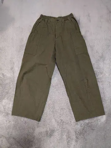 Vlas Blomme 올리브 카고 팬츠 4 포켓