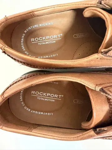 컨디션 최상 1회 착용 ROCKPORT 브라운 25.5cm