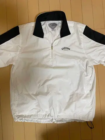 캘러웨이 골프 윈드 브레이커 L 화이트 남성용