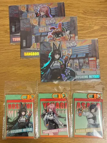 젠레스 존 제로 판타 콜라보 아크릴 키링 카드