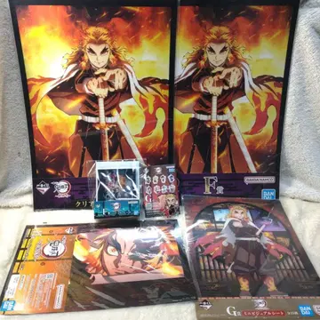 귀멸의 칼날 제일복권 렌고쿠 굿즈 세트