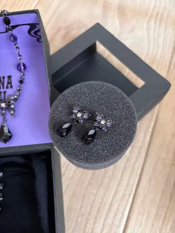 미사용 새상품 ANNA SUI 나비 모티브 귀걸이