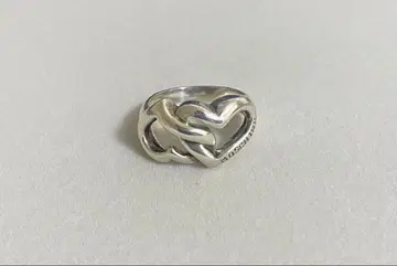 Moschino 더블 하트형 반지 925 실버 9호 또는 11호