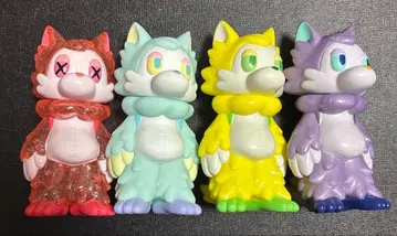 아라이 키리코 늑대군 소프트 비닐 4체 세트