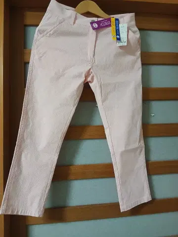 새상품 마리끌레르 골프 앵클 팬츠 여성용 코드레인 9부 팬츠