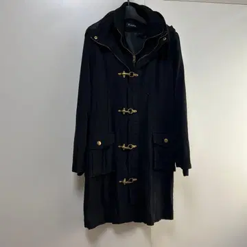 [ 봄 ] 블랙 밀리터리 코트 트렌치코트