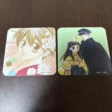 벚꽃란 고등학교 호스트부 콜라보 카페 혜택 코스터 2개 세트