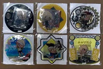 명탐정 코난 오사카 성 본진 아크릴 스탠드 코스터 아무로 토오루 세트