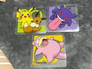 포켓몬 카페 코스터 피카츄, 팬텀, 야돈 세트