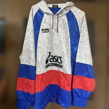 [레어] asics 아식스 후드 부착 저지 트리코 90's