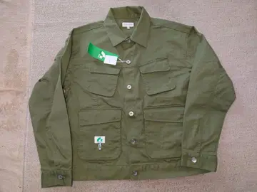 빔즈 디자인 코튼 블루종 자켓